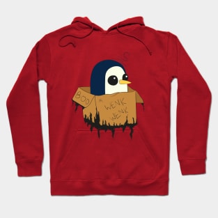 Penguin in a box Wenk Wenk Hoodie